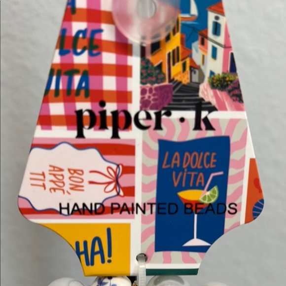 Piper K Pearl & Beaded Headband 🤍💙 - Picture 2 of 6